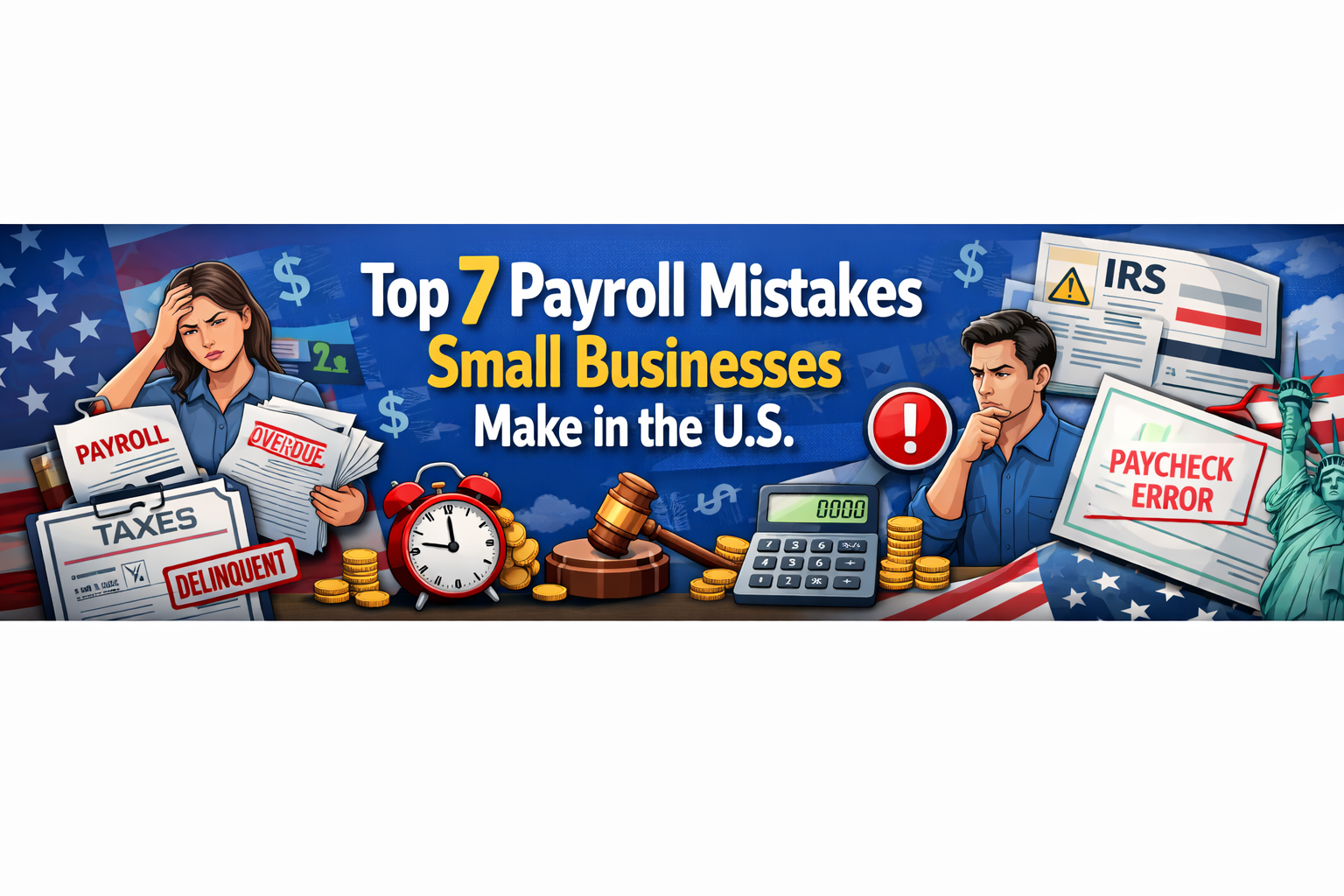 Top 7 Payroll Mistakes Small Businesses Make in the U.S. (Shocking Errors That Cost Thousands!)