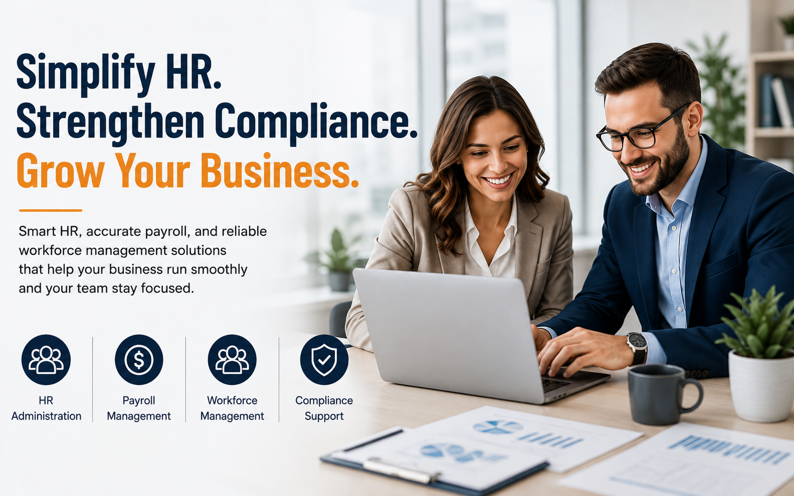 Simplify HR, Payroll, and Compliance with HRC Service