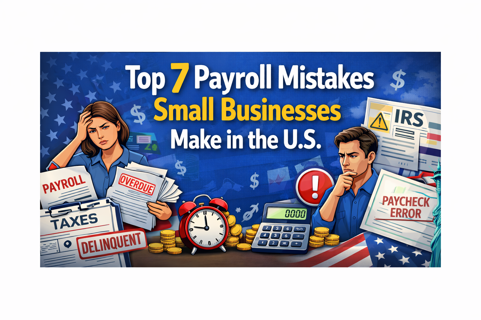 Top 7 Payroll Mistakes Small Businesses Make in the U.S. (Shocking Errors That Cost Thousands!)